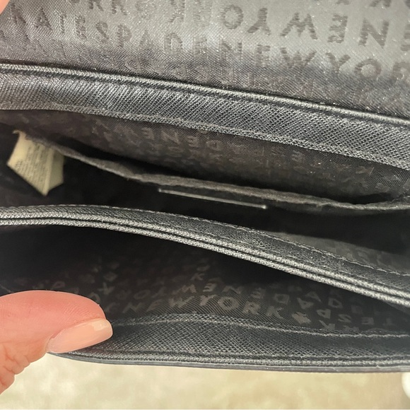 Kate Spade Crossbody Bag Black Small  7"W x 5"H - Picture 6 of 7